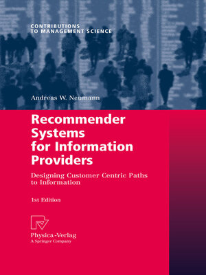 cover image of Recommender Systems for Information Providers